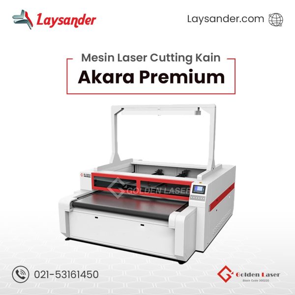 Mesin Laser Cutting Kain Akara Premium Laysander