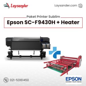 Paket Printer Sublim Epson SC F9430H Fluorescent Heater Laysander