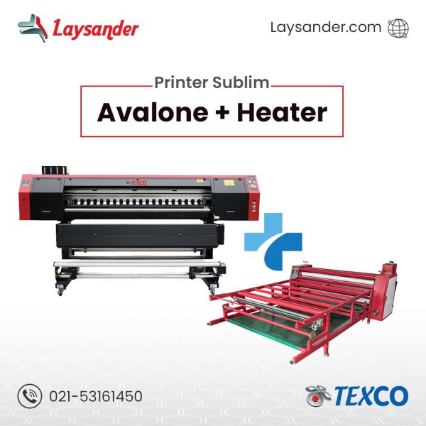 Paket Printer Sublim Texco Avalone Heater Laysander