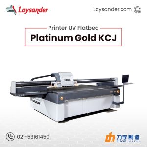 Printer UV Flatbed Platinum Gold KCJ Laysander
