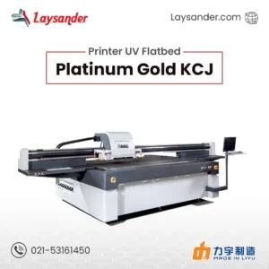 Printer UV Flatbed Platinum Gold KCJ Laysander