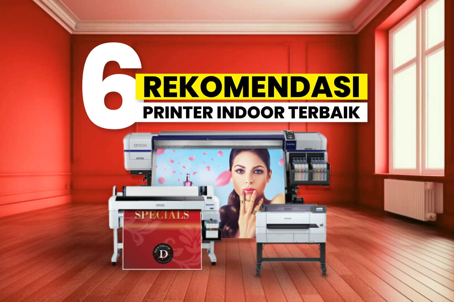 6 Rekomenndasi Mesin Digital Printing Indoor Terbaik