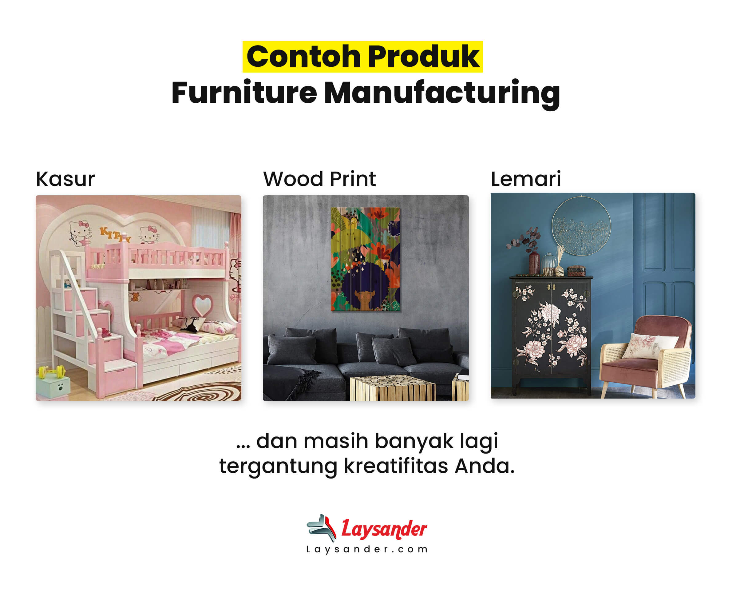 Contoh Produk Furniture Manufacturing
