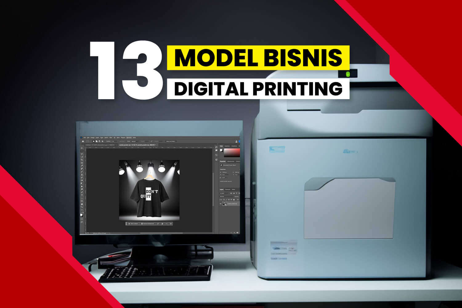 Contoh 13 Model Bisnis Digital Printing: Ambil Keuntungannya