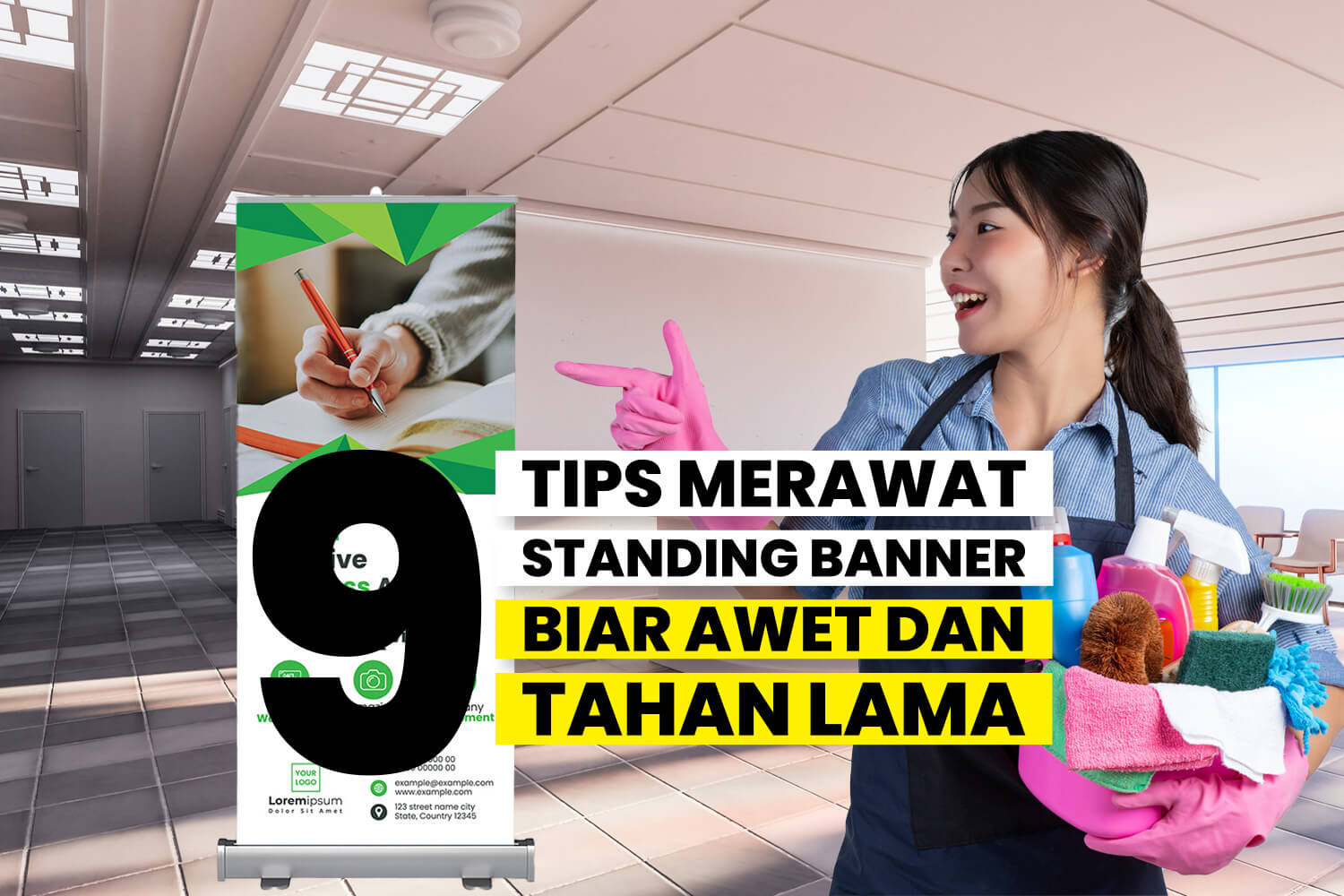 9 Cara Merawat Standing Banner (X, Mini X, Y, Roll Up)