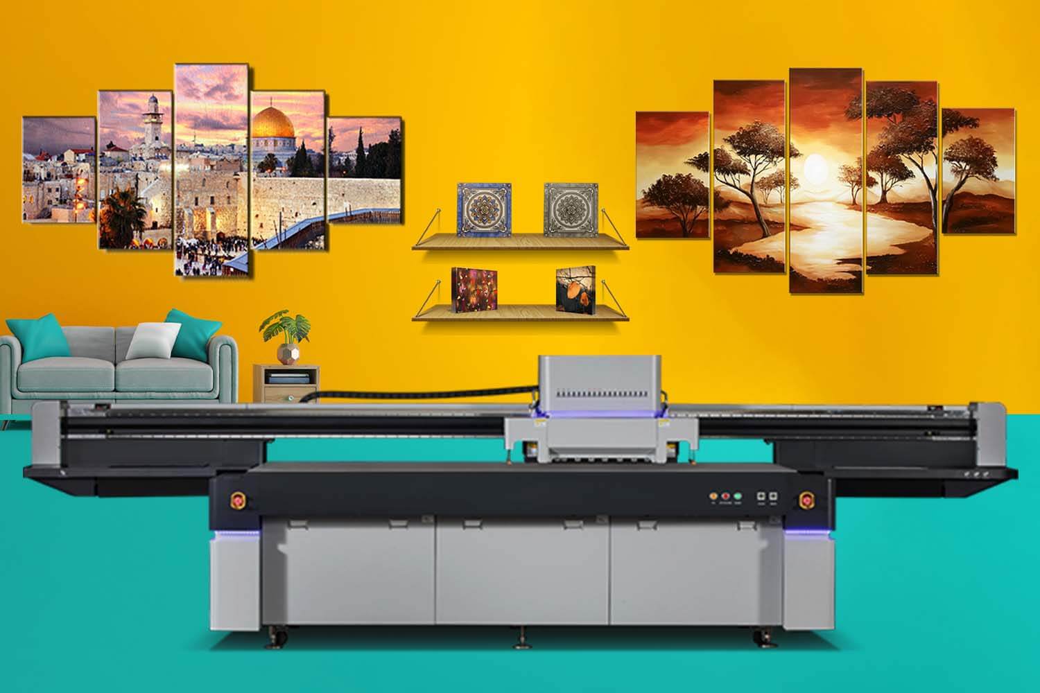 Mesin Digital Printing Yang Mencetak Berbagai Jenis Desain Interior Untuk Peluang Bisnis Dekorasi Rumah