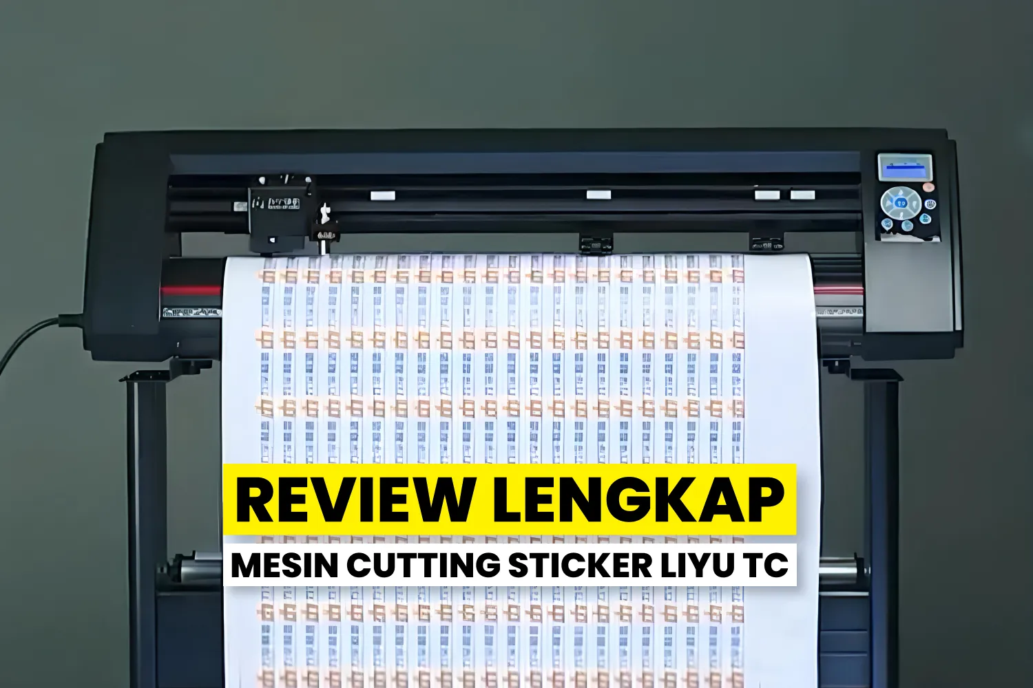 Review Mesin Cutting Sticker Liyu Tc Contour Cut