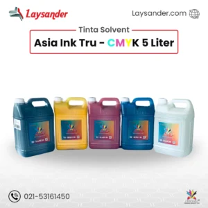 Tinta Solvent CMYK 5 Liter - Asia Ink Tru