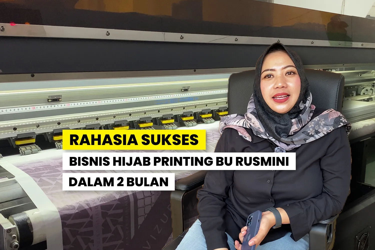 Pemilik Bisnis Hijab Printing Ini Sukses Hanya Dalam 2 Bulan