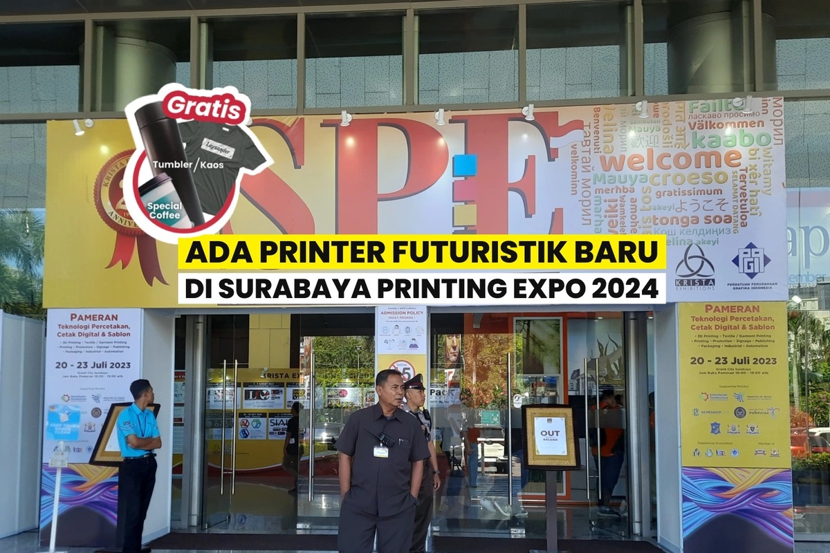 Laysander Di Surabaya Printing Expo 2024 GRATIS TShirt & Tumbler