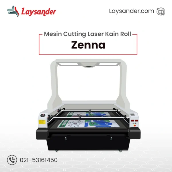 Mesin Cutting Laser Kain Roll Zenna