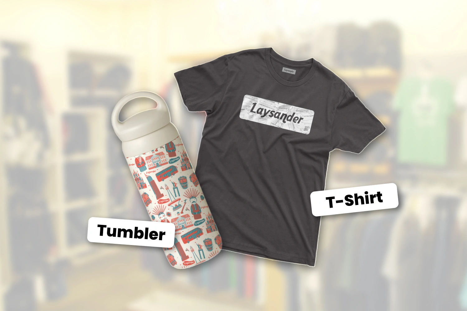 Produk Tumbler Atau Thsirt Dari Laysander.