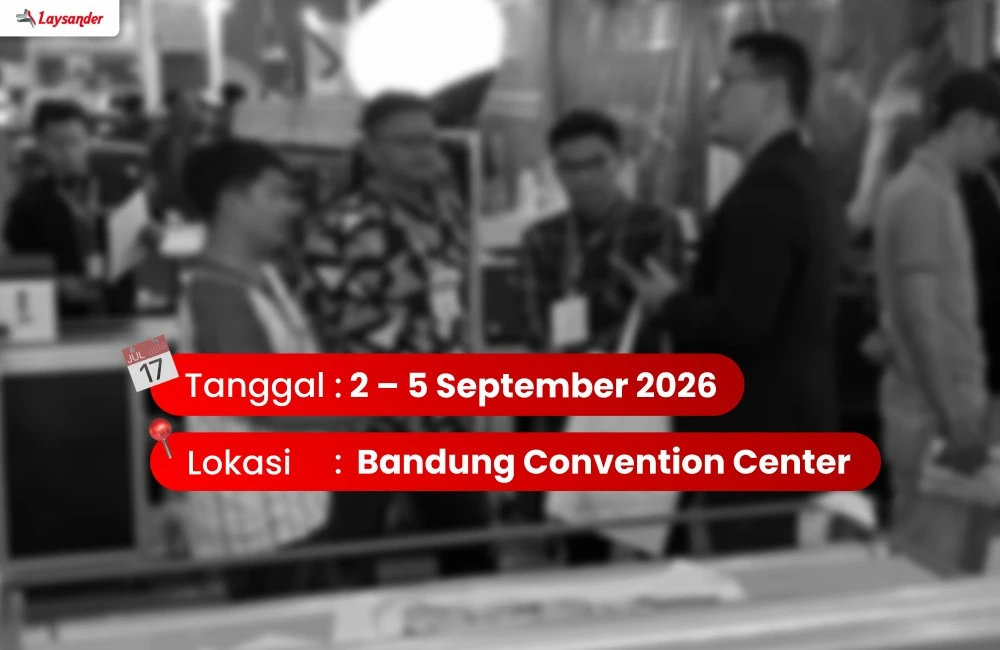 Jadwal Laysander Di Iape 2026 Pada 2–5 September 2026 Yang Berlokasi Di Bandung Convention Center.